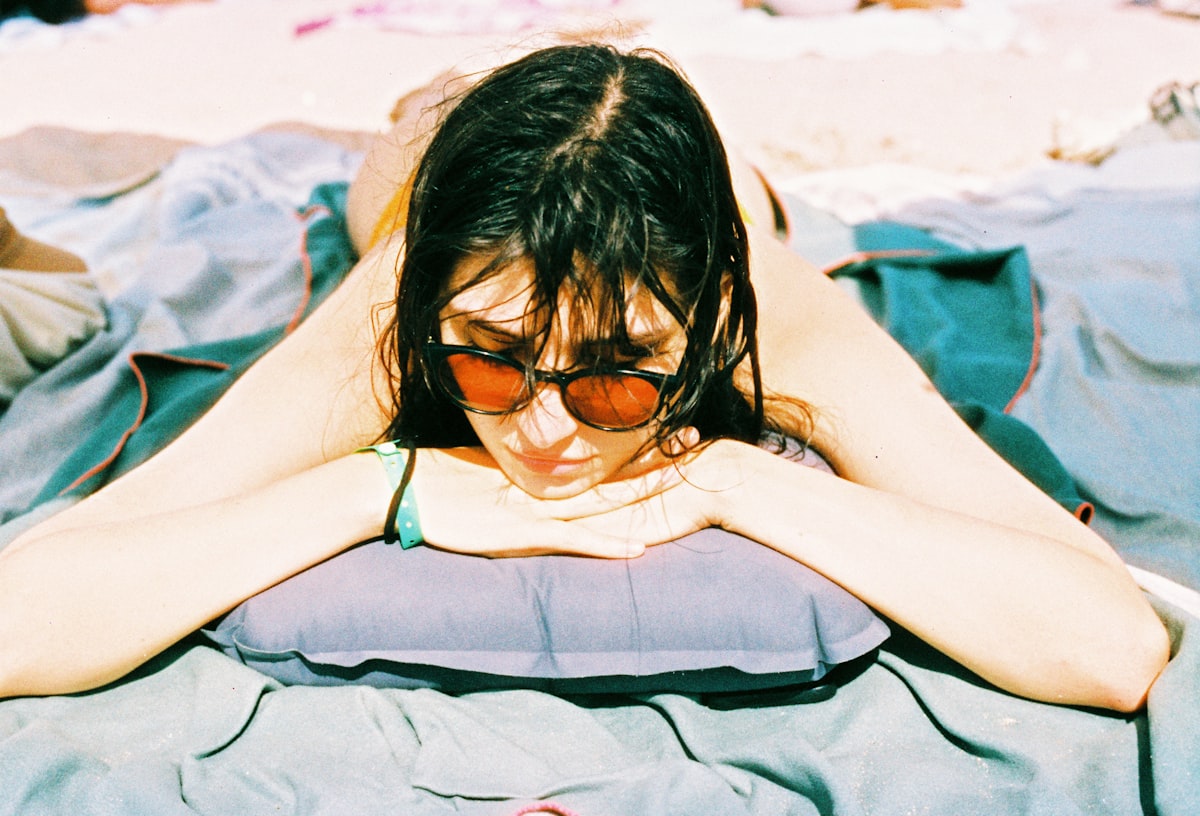 Sleep-themed photo for hot summer nights adjusting your evening routine