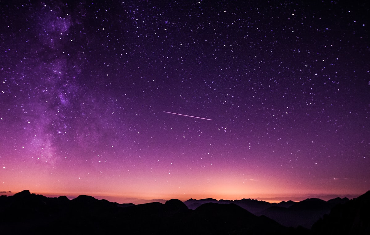 Sleep-themed photo: night sky stars — a Sleep, Finally guide to pre dawn light does twilight count