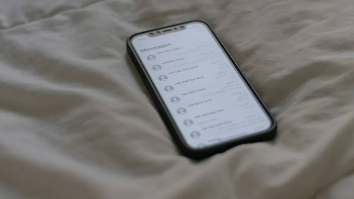 a cell phone on a bed — a Sleep, Finally guide to Why Phone Alarms Make Mornings Worse
