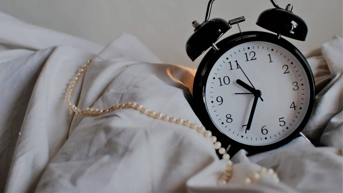 black and white alarm clock at 10 10 — a Sleep, Finally guide to Why You Wake at 3am When You're Under Stress