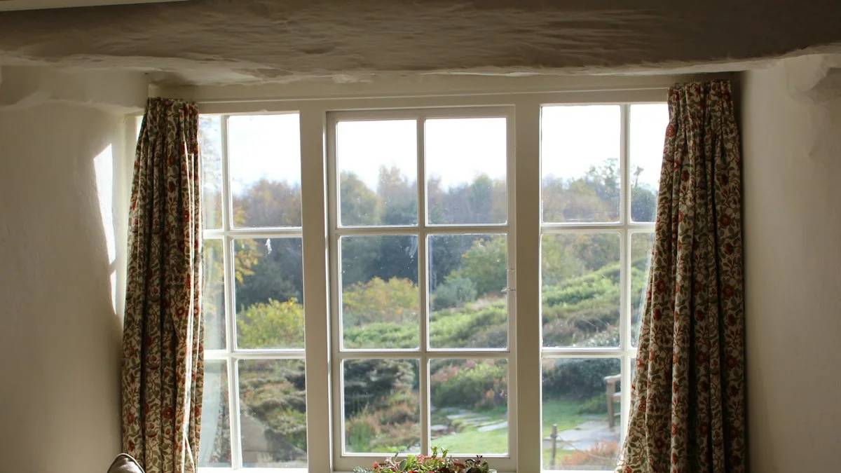 window curtain open wide — a Sleep, Finally guide to Window Light vs Outdoor Light: The Lux Gap Explained