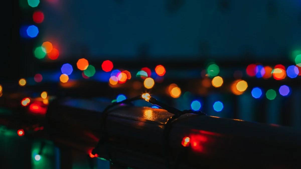string lights with bokeh lights background — a Sleep, Finally guide to Working Nights During the Holidays: A Survival Guide
